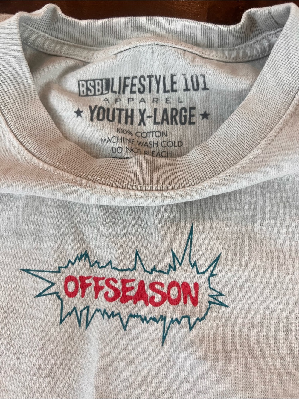 Offseason Kids White Graphic Short Sleeve Tee - Picture 2 of 3